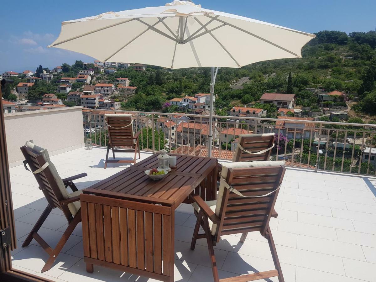 New Apartment With Panoramic View Стоморска Экстерьер фото